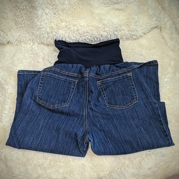 Blue Denim Maternity Jeans by Motherhood - Picture 6 of 7